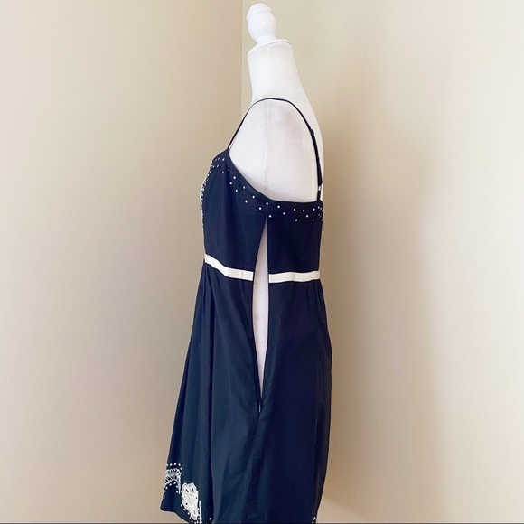 Anthro Moulinette Soeurs Atwitter Embroidered Dress - 10 - Picture 9 of 15